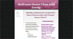 Desktop Screenshot of dancelessonswithemmy.com